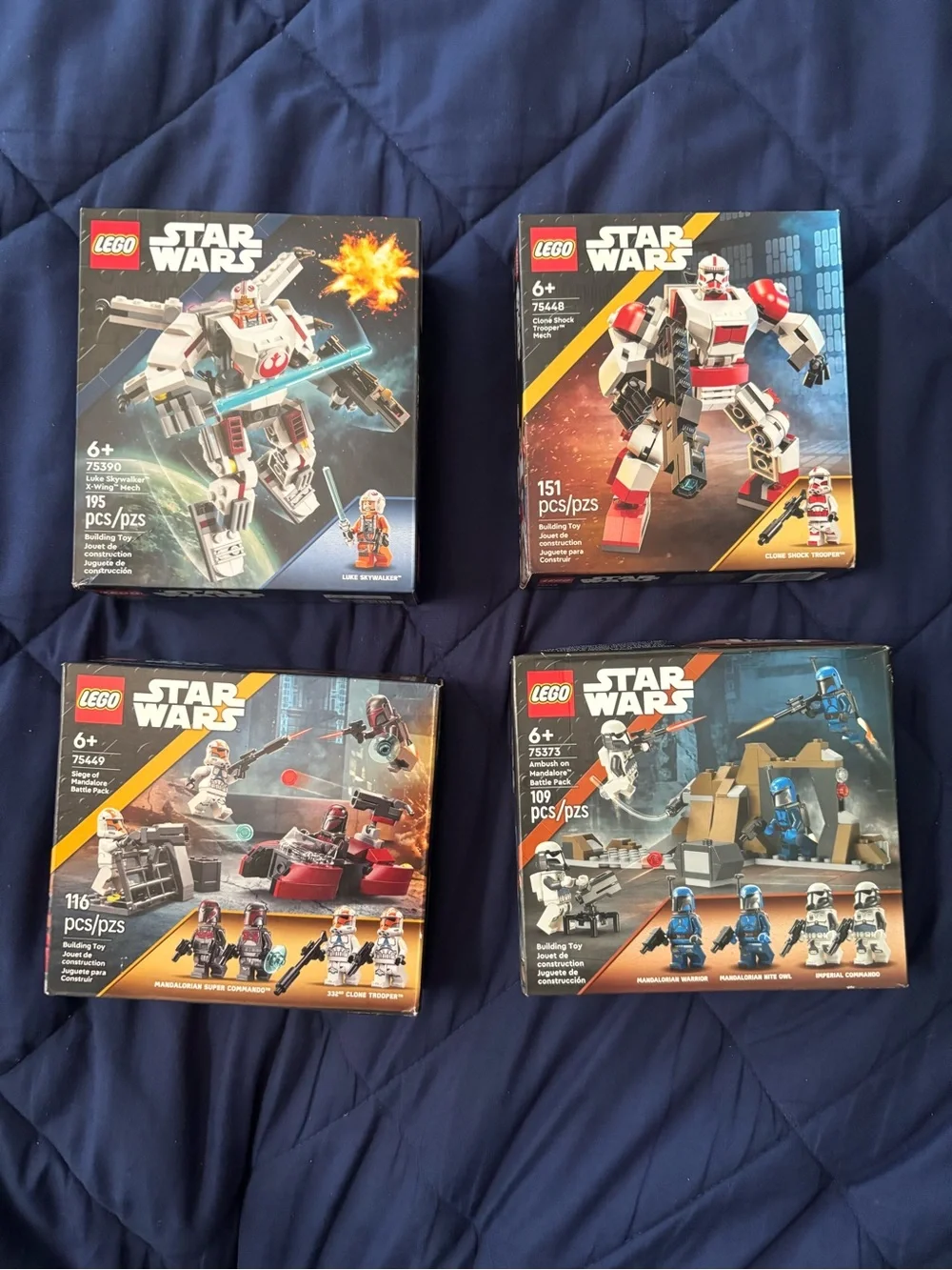 LEGO Star Wars Bundle: 75390,75448, 75449,75373 LOT OF 4 FOR 50$‼️